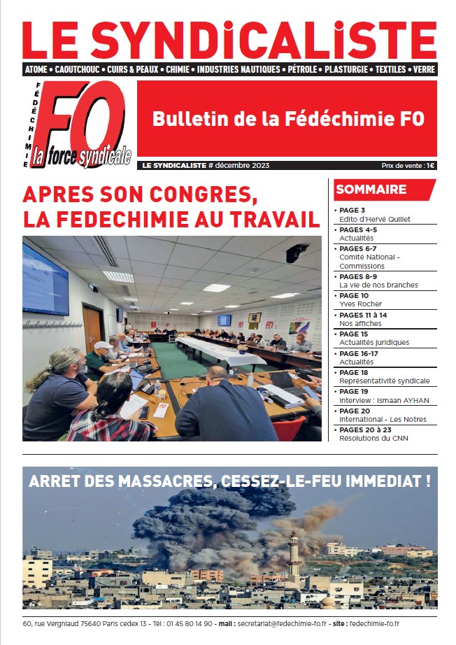 Sweat à Capuche FORCE OUVRIÈRE FO Pour Les Grévistes Et Manifestants - Vêtement Syndical Contre La Réforme Des Retraites